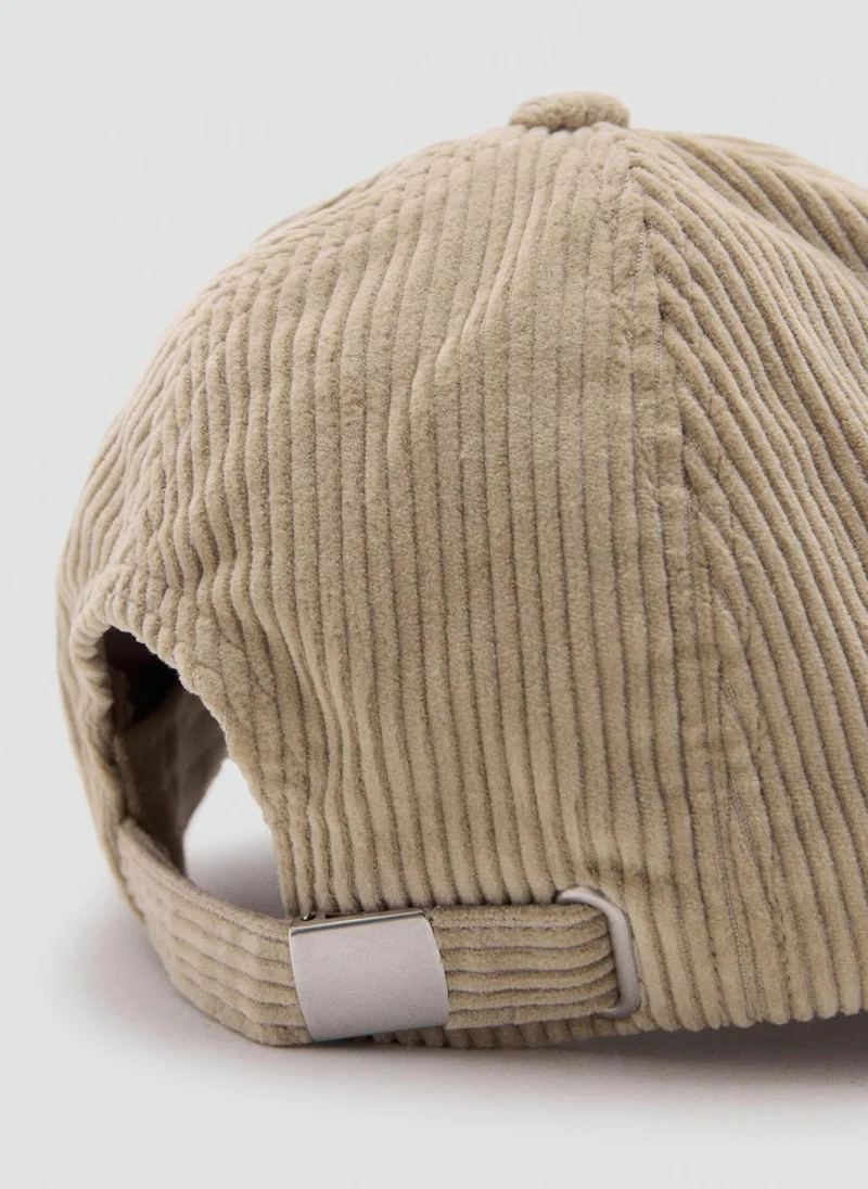 Mango Man  Corduroy cap for Men | Best Price UAE